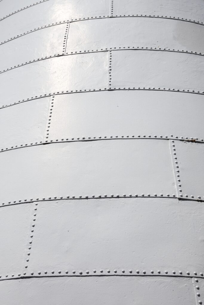 White metal construction