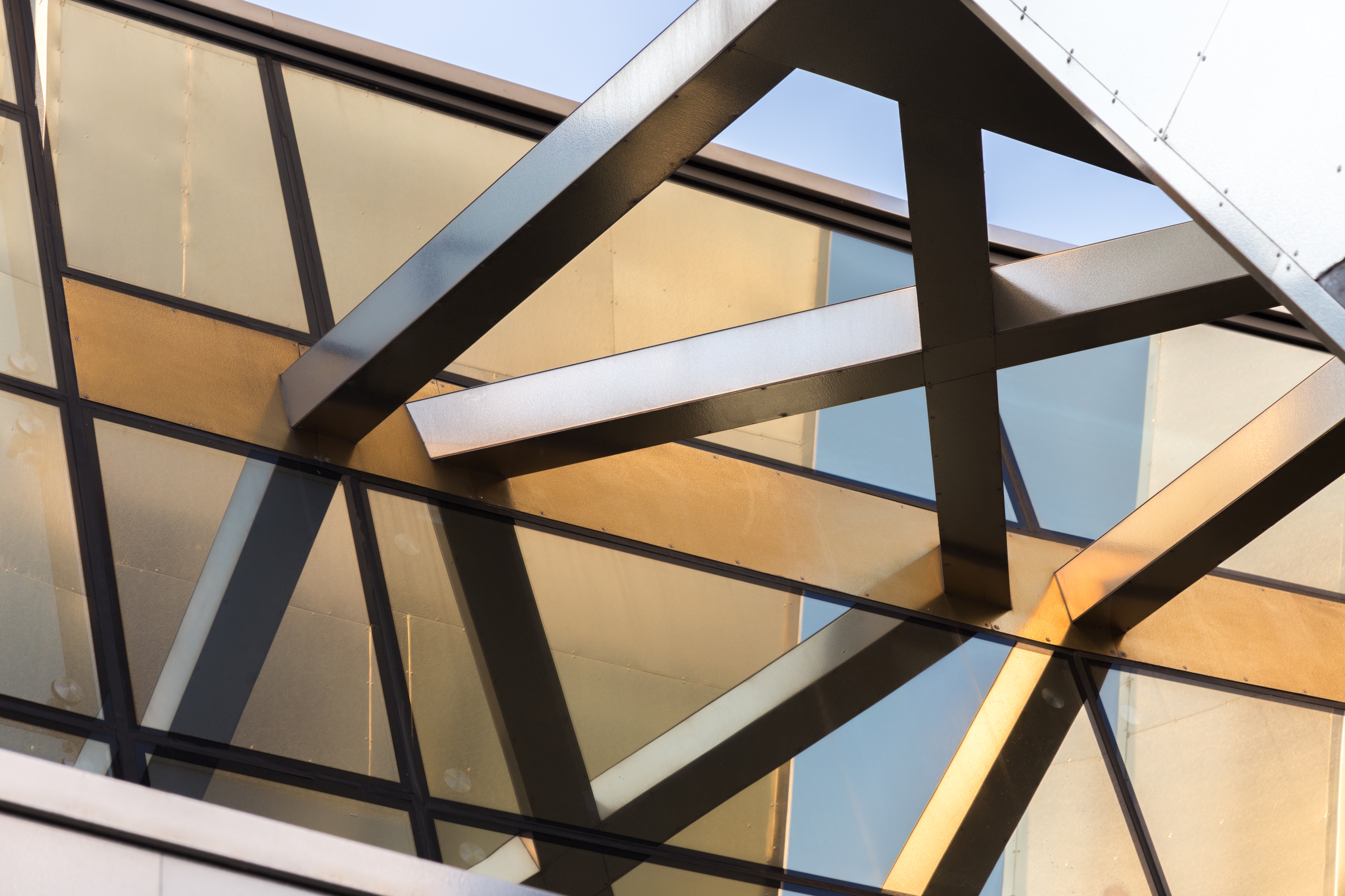 Glass and metal architectural structure Glass and metal architectural structure